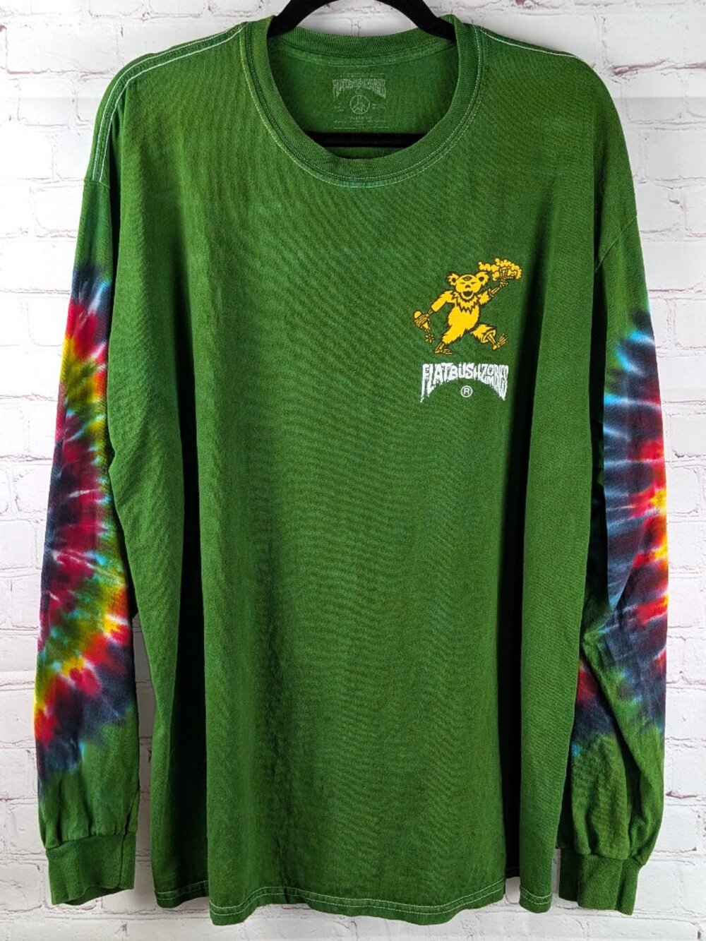 Flatbush Zombies Vacation In Hell Long Sleeve Tie-Dye Shirt